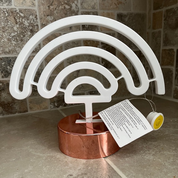 Rainbow Light. 9”x7” Use 3 AA batteries. On/Off switch. NWT Plastic,Liteweight - Picture 5 of 6